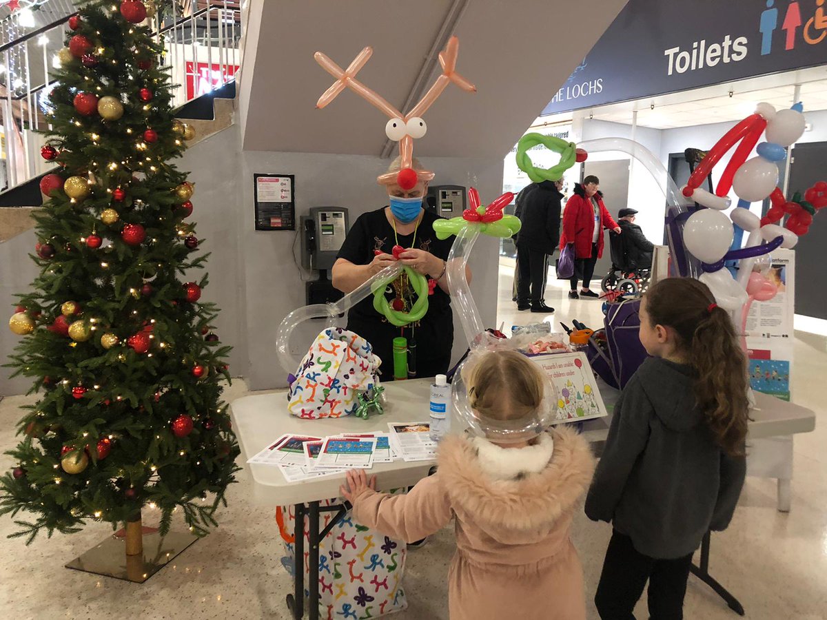 We'll be at The Lochs Shopping Centre on Sat 10 &amp; 17 Dec between 11-3pm! Santa will be there with gifts &amp; his reindeers and on the Platform stall there will be balloons from Balloons Gloria, live music from 
<a href="/nevisensemble/">Nevis Ensemble</a>, Platform Singers &amp; our Guitar lessons groups. All FREE!