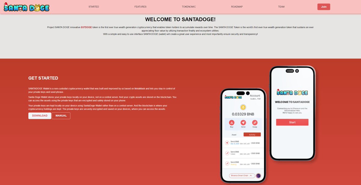 WhaleCoinTalk's tweet photo. 🔹@Santa_Doge_GEM is a super-hyped project built by the DOGE community with the aim to further expand #Dogecoin's influence.🐶

The project has some great utilities like SantaDoge Wallet &amp; SantaDoge DEX.

Join the Presale↘️
https://t.co/fZAyByVkAJ

💬https://t.co/G9nII0oizR https://t.co/sH95kHYnJO