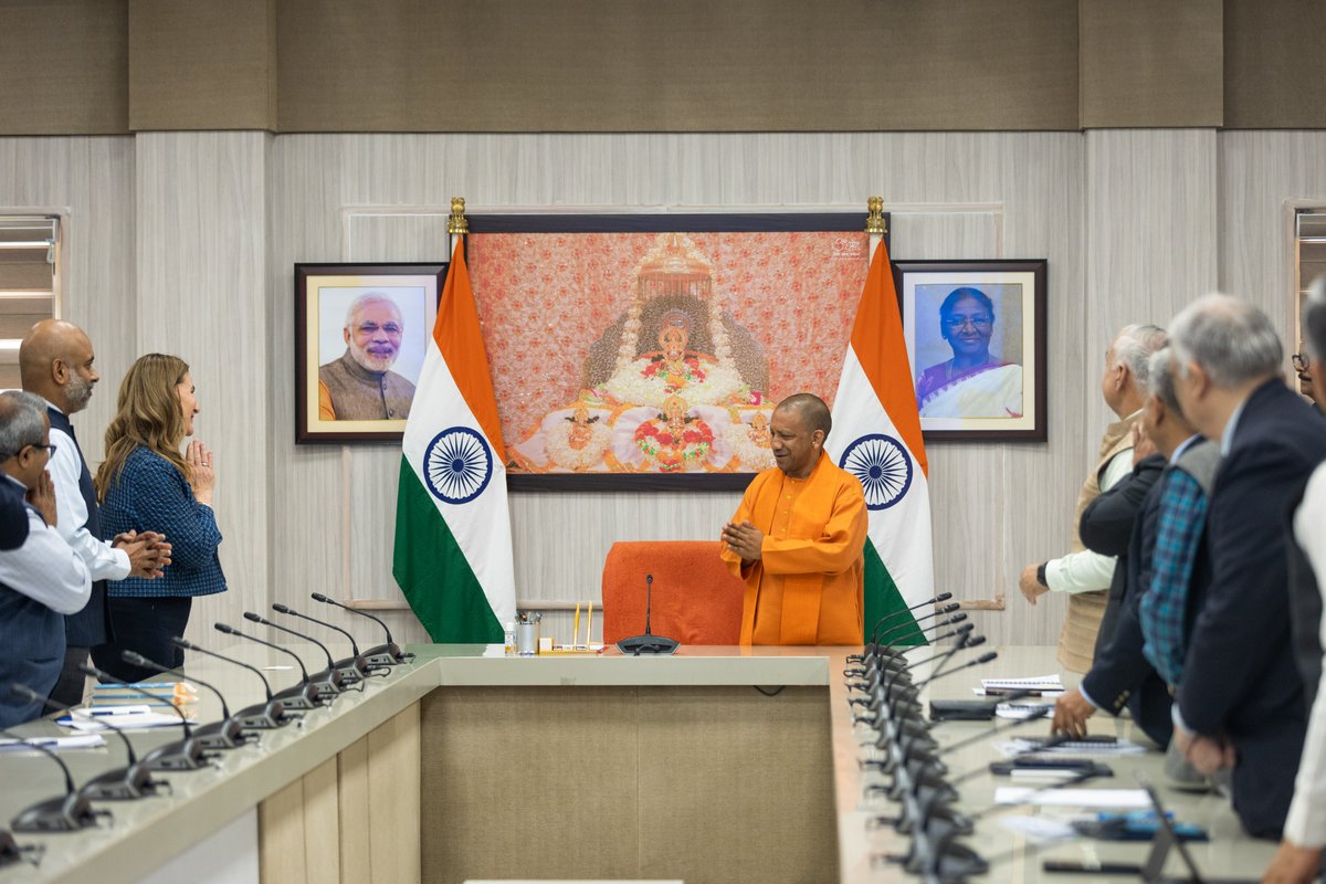 It was an honor to meet <a href="/myogiadityanath/">Yogi Adityanath</a> &amp; <a href="/brajeshpathakup/">Brajesh Pathak</a>. UP has made huge strides in health and social development. We're committed to supporting the government's vision and priorities. <a href="/myogioffice/">Yogi Adityanath Office</a> <a href="/UPGovt/">Government of UP</a> <a href="/gatesfoundation/">Gates Foundation</a> <a href="/BMGFIndia/">Gates Foundation India</a>
