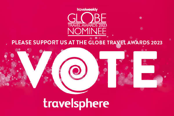 💖Travelsphere have been shortlisted in the category 'BEST MAINSTREAM TOURING COMPANY' at the 2023 Travel Weekly Globe Awards and we are thrilled! 
💕Your vote means so much to us
✔Don't forget, voting Closes this Friday