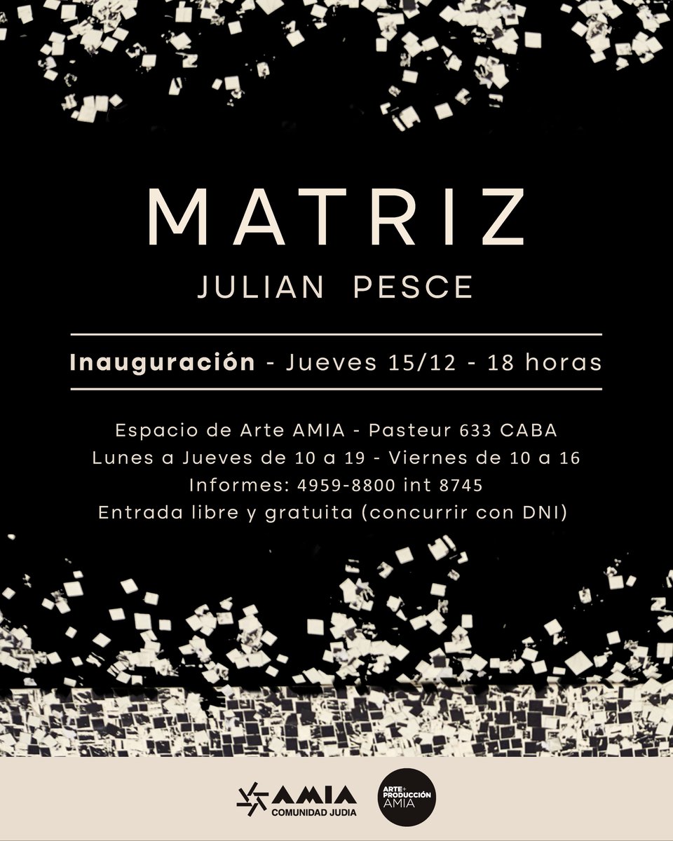 Arte y Producción AMIA tweet media