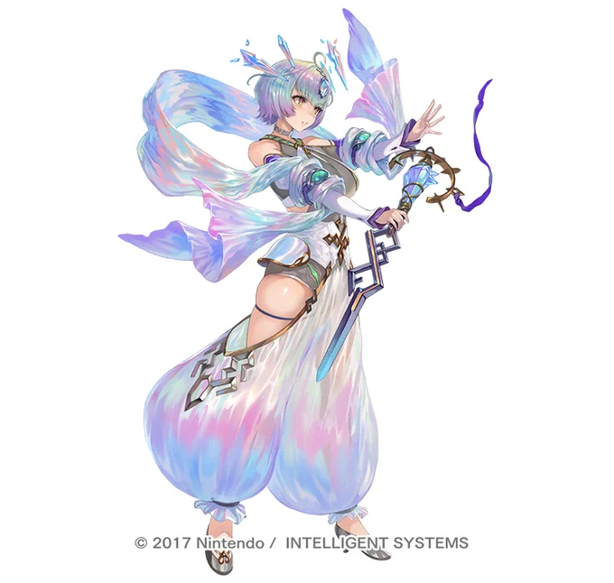 『ファイアーエムブレム ヒーローズ』第7部に登場する、「希望の女神 セイズ」のキャラデザイン、イラスト担当させていただきました。他のメインキャラクターも担当してますのでお楽しみに#FEヒーローズ 