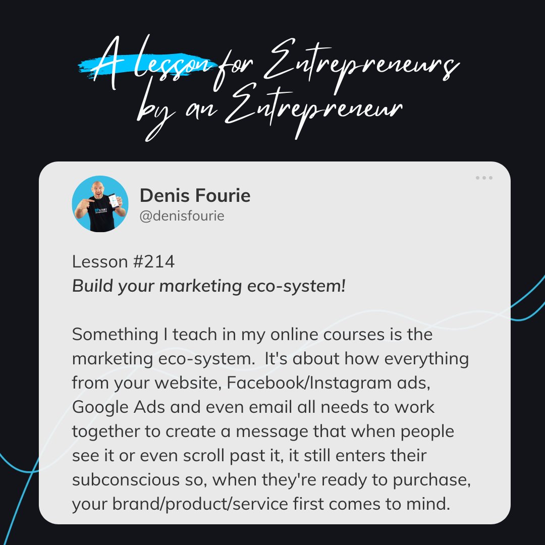 Denis_Fourie's tweet photo. Build your marketing eco-system!

Click the link below for your FREE lessons:⁠
https://t.co/hF7TAxLfAu

#entrepreneur #entrepreneurship #entrepreneurmotivation #entrepreneurgoals #entrepreneurship101 #womeninbusiness #motivation #entrepreneurdad https://t.co/VnwBlGW5VT