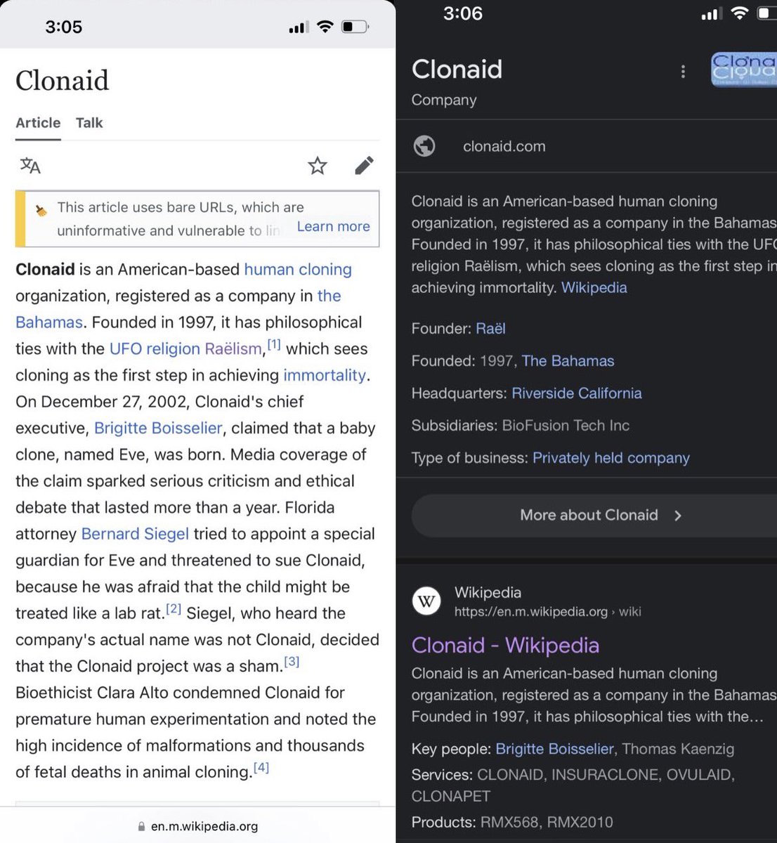 ___ankki's tweet photo. @thethwarter same founder of clonaid https://t.co/n13LmlMdAs