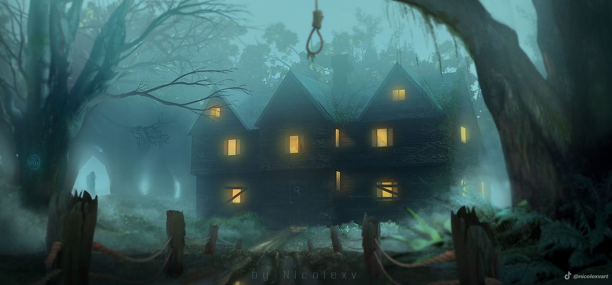 #WitchyWednesday

Salem Witch House 
Artwork by nicolexv