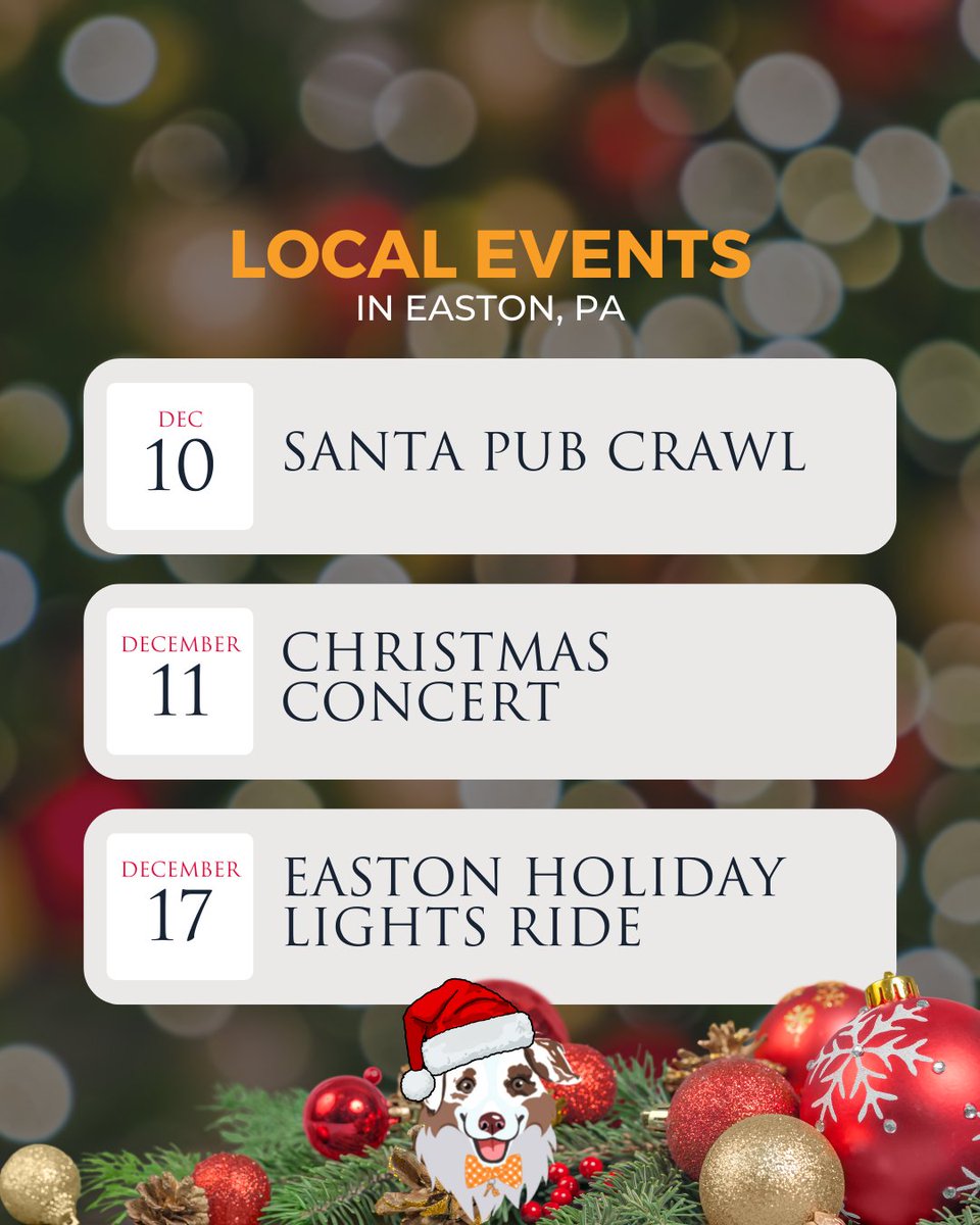 RittenhouseTeam's tweet photo. Tis the season to be jolly! Spread holiday cheer with friends new and old at the following local events this month! ⬇️ https://t.co/3TyWqWTfLX
