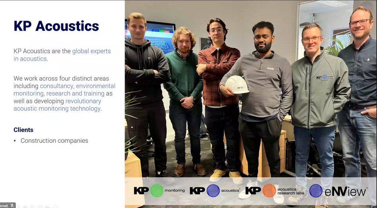 KPacoustics's tweet photo. It was a pleasure to join the @EarthSenseAQ webinar today to discuss why certification matters in air quality monitoring and learn about MCERTs compliant ambient air pollution monitor, Zephyr, used across construction sites UK-wide.

#airqualitymonitoring #construction #MCERT https://t.co/spJB5rXUdD