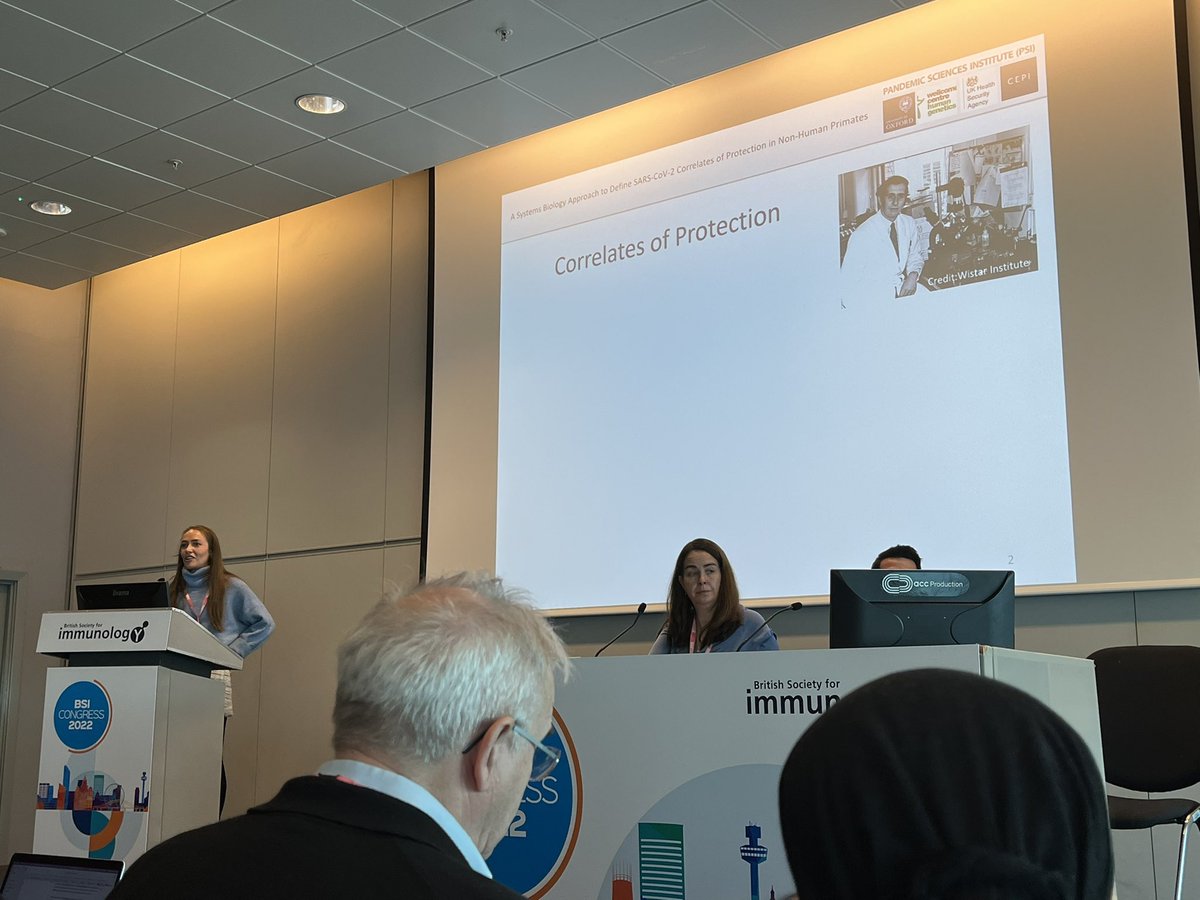 Carroll Lab (@carroll_lab_ox) on Twitter photo Brilliant talk from <a href="/caolann_b/">Caolann Brady</a> showcasing her work on SARS-CoV-2 correlates of protection #BSI22 Brilliant talk from <a href="/caolann_b/">Caolann Brady</a> showcasing her work on SARS-CoV-2 correlates of protection #BSI22