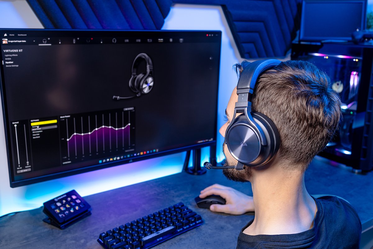 CORSAIR on Twitter: "Tune it how you like it with iCUE EQ settings! [ 🎧