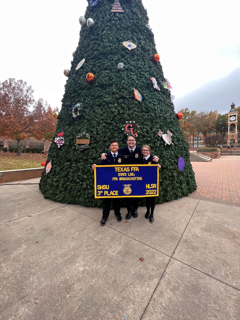 KCAL_KISD's tweet photo. @KellerISDFFA headed down to Sam Houston State for the TX FFA State LDE Contest! Congrats to all our teams & to FFA Broadcasting for finishing 3rd in the State!
#KellerFFA #kcal #kellercenterforadvancedlearning #kisd #kellerisd #CelebrateKISD #CTEinKISD #theKCALconnection https://t.co/8pnJ1bHo0B