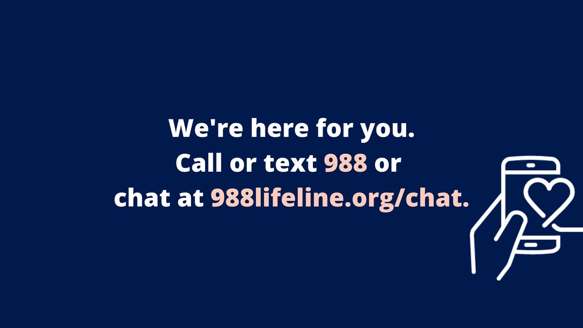 FairfieldADAMH's tweet photo. 988 Suicide &amp; Crisis Lifeline
We're here for you.
Call or Text 988 or
chat at https://t.co/RDz7ZGWNUq https://t.co/8tDRPLEXxj