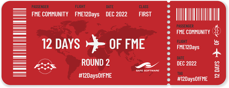 FMEEvangelist's tweet photo. Hey #FMECommunity, Round 2 of the #12DaysOfFME is now live!
The @FMELizard and @FMEZipster have decided to split up to visit more cities. Which city will you choose for each of them today? And how well do you know Sao Paulo?
Check it out at https://t.co/I9c8aMyzpC https://t.co/L2ROkcZHnC