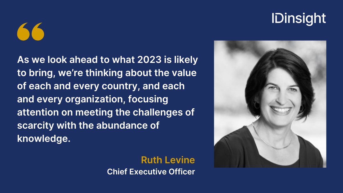 IDinsight's tweet photo. “At IDinsight, we sought to support partners to adapt &amp; respond as effectively as possible” writes IDinsight CEO @RuthLevine5. She shares her reflections on the past year &amp; addresses the need to meet the challenges of scarcity w/the abundance of knowledge. https://t.co/34x1jIL9dc https://t.co/u8hWYR2K0Q