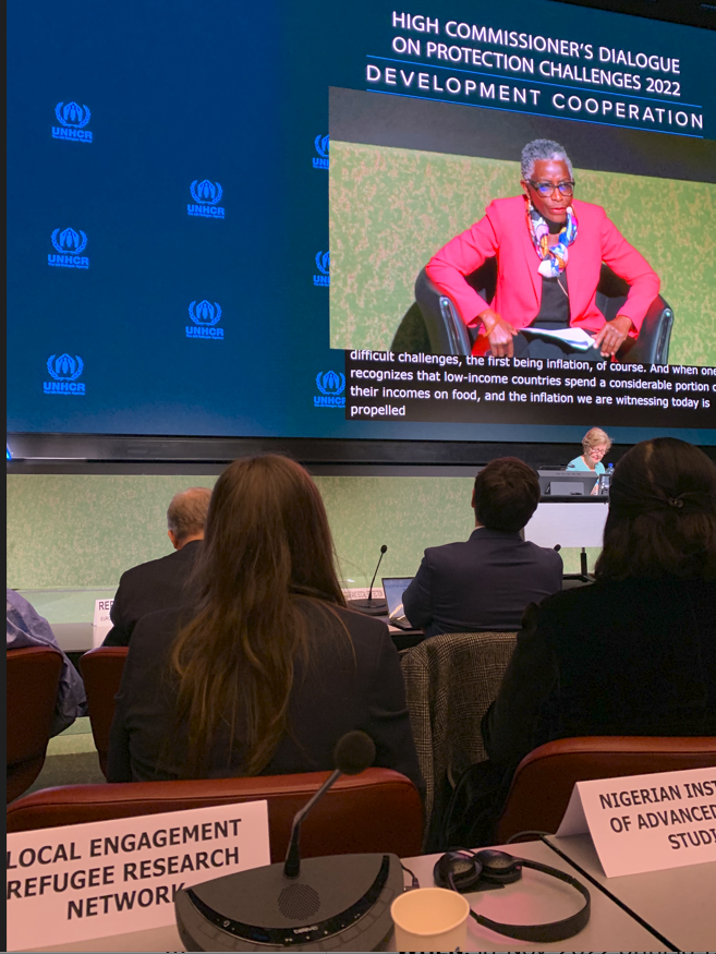 Lerrning's tweet photo. Great to be at @Refugees High Commissioner's Dialogue in #Geneva this week. Localized research is a key dimension of development cooperation in responding to #forcedmigration.  

More to come from collaboration with @IDRC_CRDI, @FFVT_Project, the de Mello Chairs and others! https://t.co/Q7mI3hVZSl