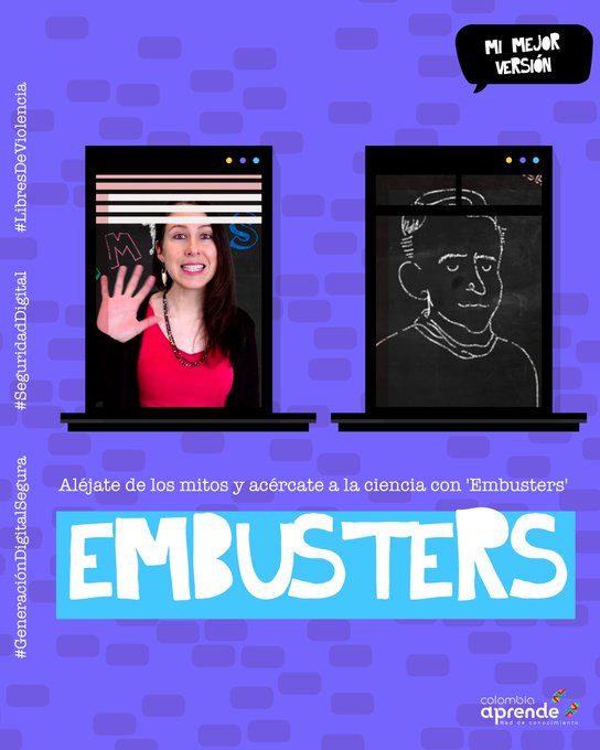 CIER_Sur's tweet photo. 🤔¿Qué tan cierto es que las redes sociales nos aíslan? ¿El cielo realmente es azul? Descubre la verdad sobre estas y otras preguntas con la ayuda de #Embusters, serie del @MincienciasCo. Aprende y combate la desinformación: https://t.co/a454cVbxnn.
#EducaTIC #GamificaTuAula https://t.co/TjO6iTj4iK