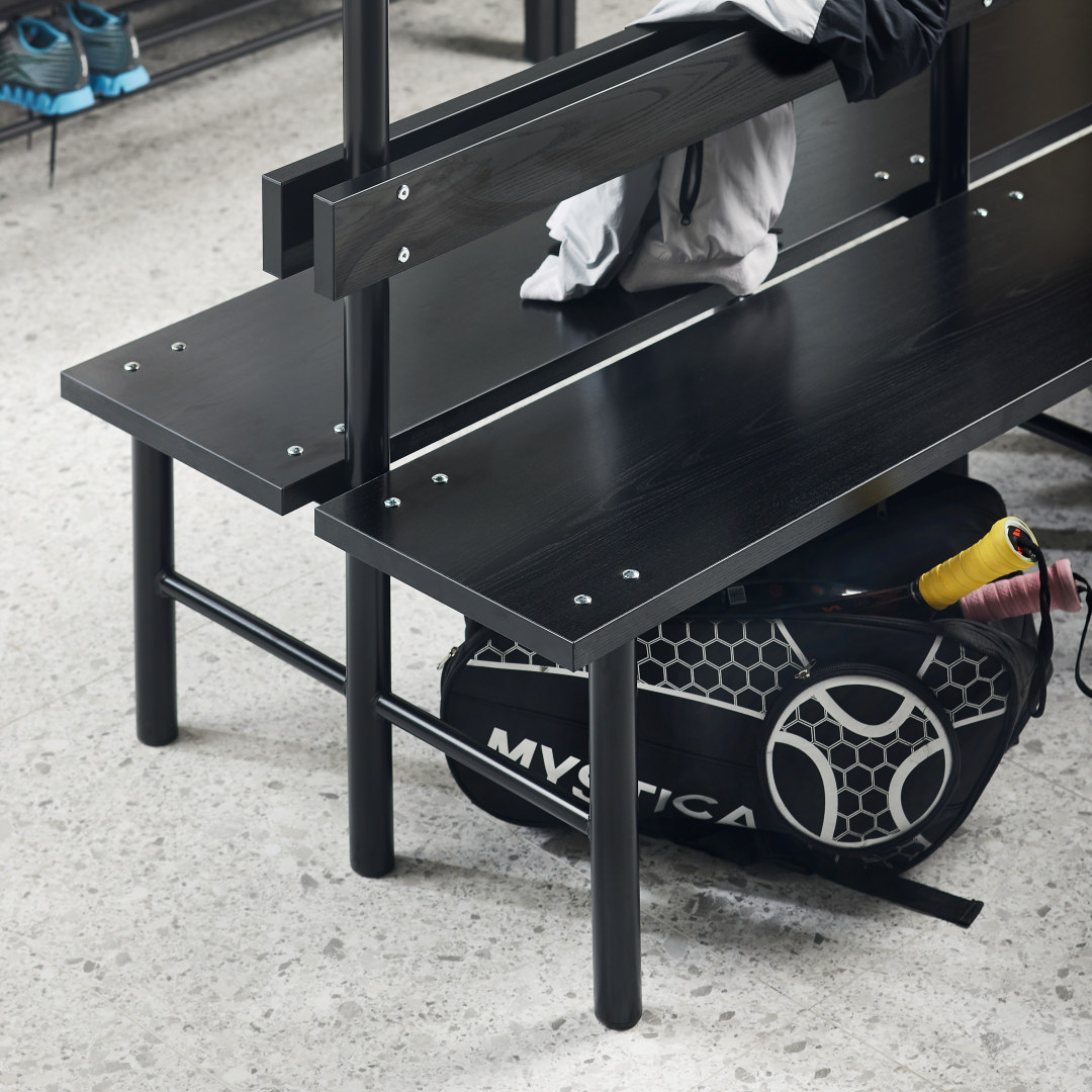 One of our favourite changing room products is our strong and durable bench.

The double-sided, space-efficient bench is best placed in the middle of the room, giving you a fully-functional changing area when complemented with wall lockers.

#changingroom #gym #lockerroom
