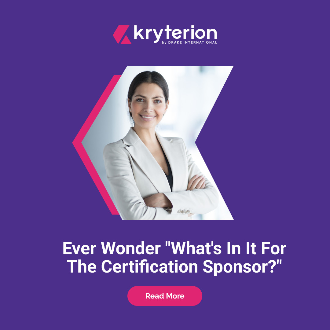kryterion's tweet photo. Why do certification sponsors willingly take big risks, invest big bucks, and work so hard? What's in it for them? Five reasons to pay attention, courtesy of Kryterion. (4 mins) Read more: https://t.co/bQfM1YVlnd #credentialingprogram #psychometrician #certification https://t.co/itsTKWuHrI