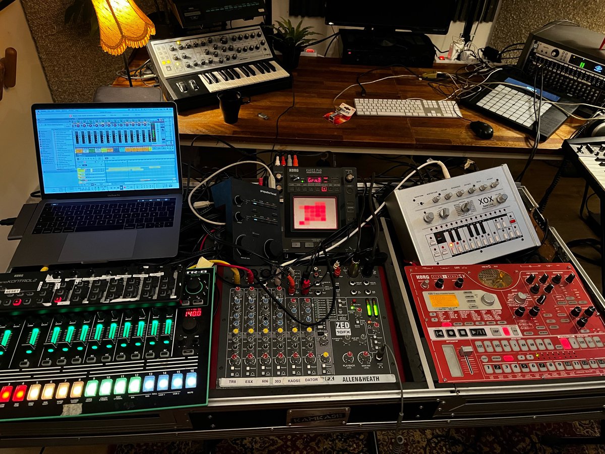 The place where the magic happend! Kristian Heikkila 'The Smoke Machine' EP out now. Check the link below how the result sounds like! 🔥
--&gt; off.fanlink.to/the-smoke-mach…

#musicstudio #technomusic #offrecordings