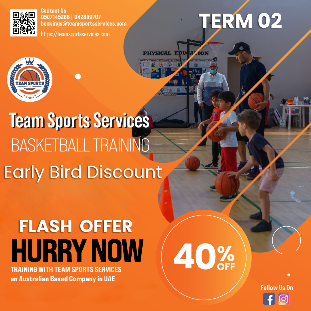 tssuae's tweet photo. 👑 The Best 𝗞𝗶𝗱𝘀 𝗦𝗽𝗼𝗿𝘁𝘀 Academy in UAE.
Are you ready for the 2022/2023 TERM 2?

Team Sports Services is the #1 Basketball &amp; Football Training Academy in Dubai, Abu Dhabi and Sharjah. 

Read More: https://t.co/bCXxpoQZMF https://t.co/EL2vIJWnS3