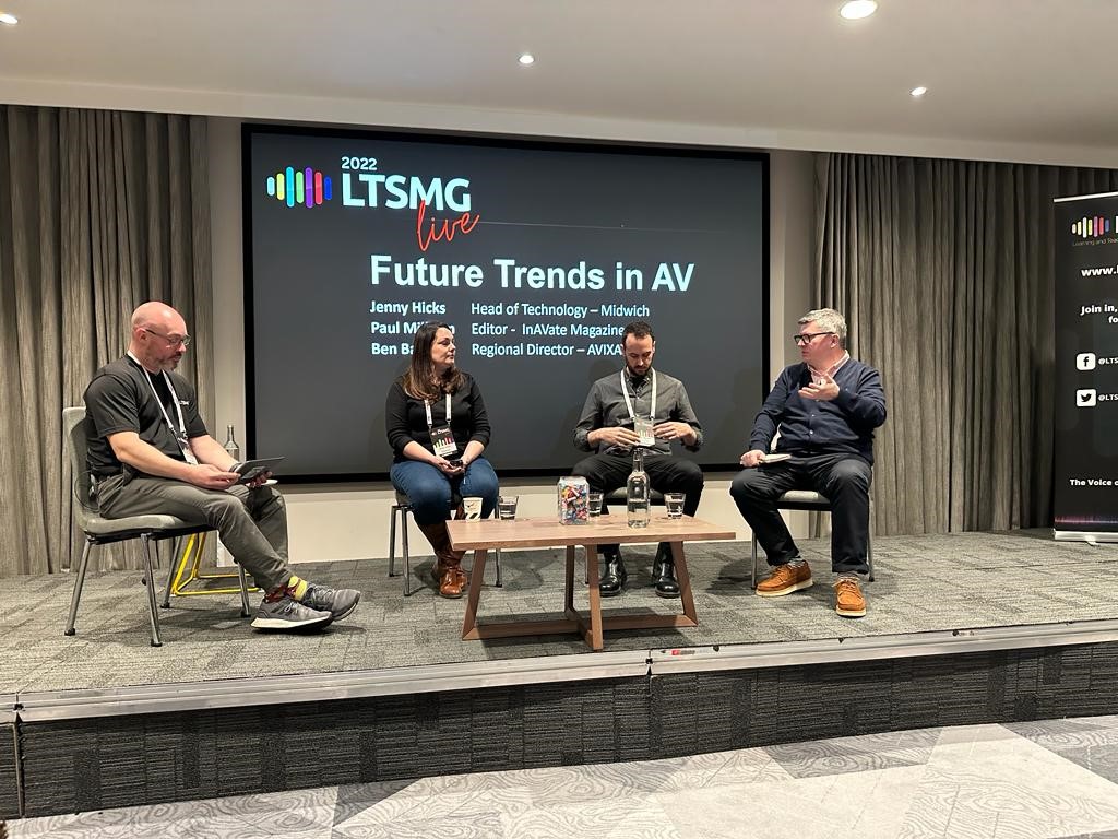 Visual_Displays's tweet photo. #LTSMG2022 off to a flying start. 🤩
Fascinating knowledge sharing from a star panel - all in front of the #dnpSupernova ALR screen > https://t.co/OW6xPnFM66
#AVtweeps #LTSMG #ALR #ProjectionScreens #TheDisplayGurus https://t.co/sPfuKtvGk7