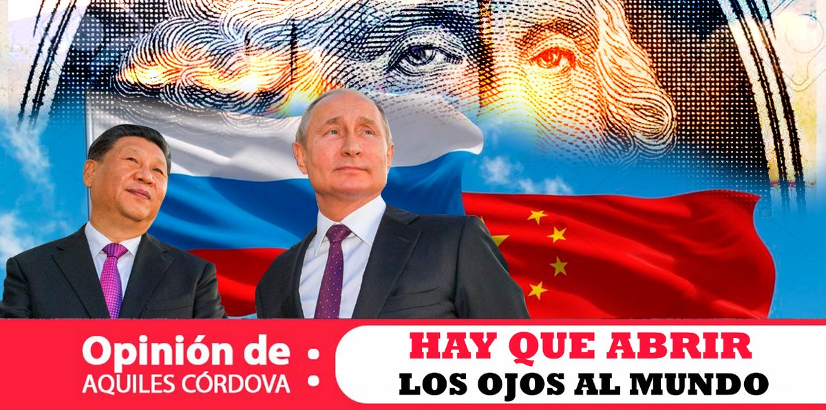 Buenos días. Te invito a leer mi opinión semanal: Hay que abrir los ojos al mundo. "El fondo de la creciente tensión es la pretensión norteamericana de hacerse con el dominio total del mundo para «reordenarlo» de acuerdo con su ideología y sus intereses". bit.ly/3Bji5lg