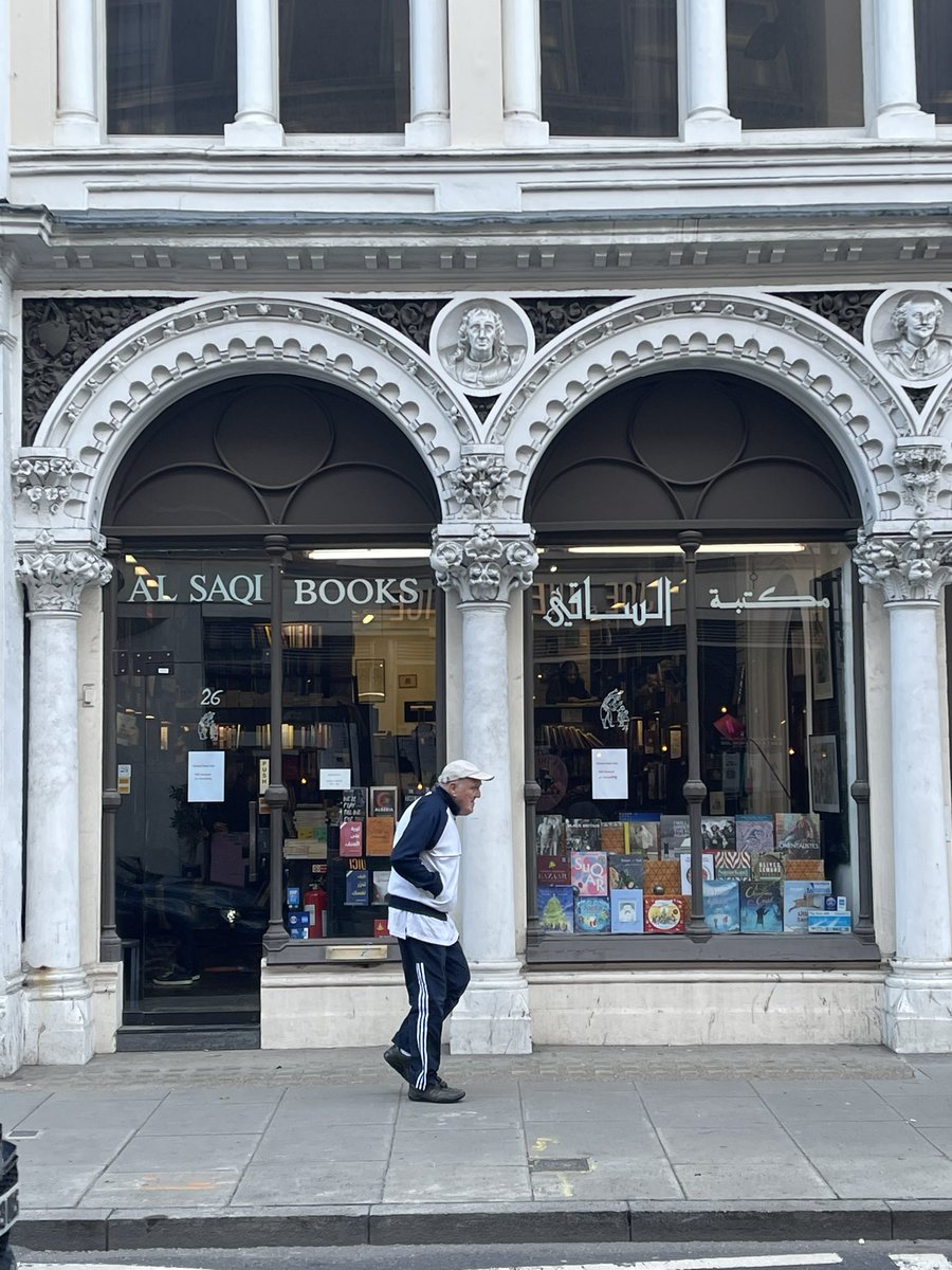 HajjJulien's tweet photo. Full of emotions while visiting Europe's largest Middle Eastern bookseller based in London. @SaqiBooks bookstore will be closing its doors permanently at the end of December, while the publishing houses will continue to operate. https://t.co/APFwkmJSAq