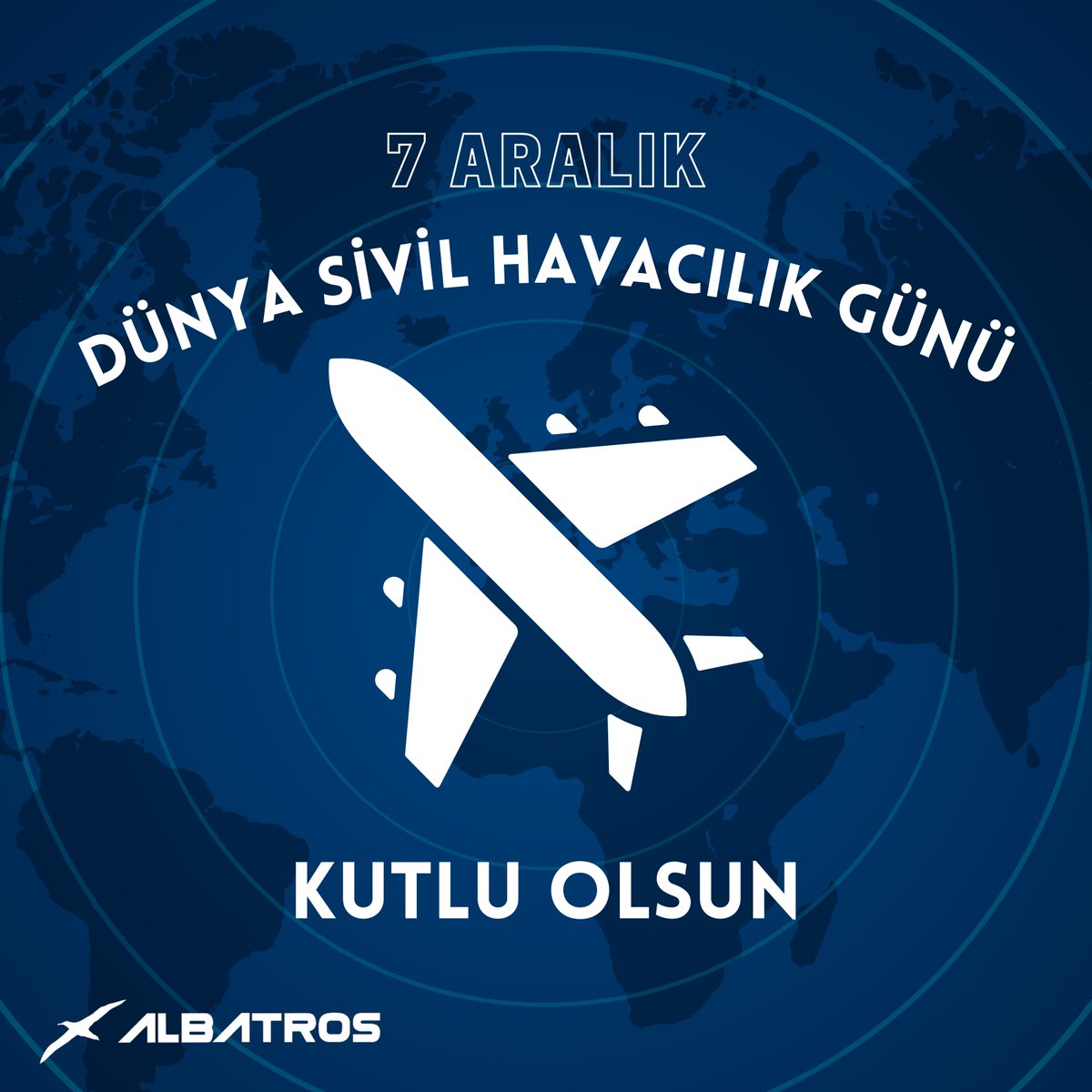 Hayallerini gökyüzünde yaşayan herkesin Uluslararası Sivil Havacılık Günü kutlu olsun.