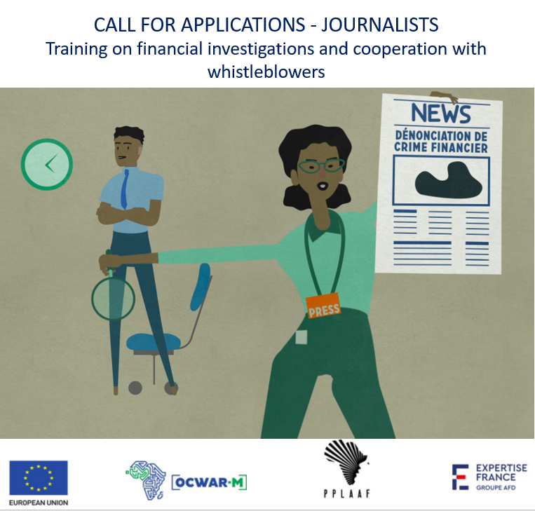 OcwarM's tweet photo. 🚨 CALL FOR APPLICATIONS 🚨

@OcwarM &amp; @PPLAAF are organizing a training session in the #Gambia 🇬🇲 for investigative journalists from January 23 to 27, 2023

It will focus on the techniques to conduct #investigations on financial crimes and cooperation with #whistleblowers 📣 https://t.co/1oYCyvyUxw