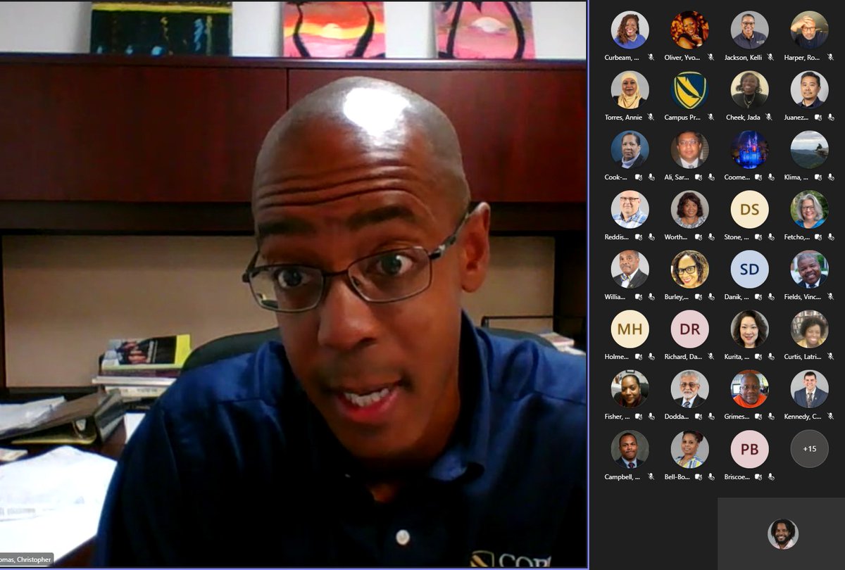 CoppinStateTech's tweet image. Mr. Thomas is up first... #csutech #2022stafftechsymposium