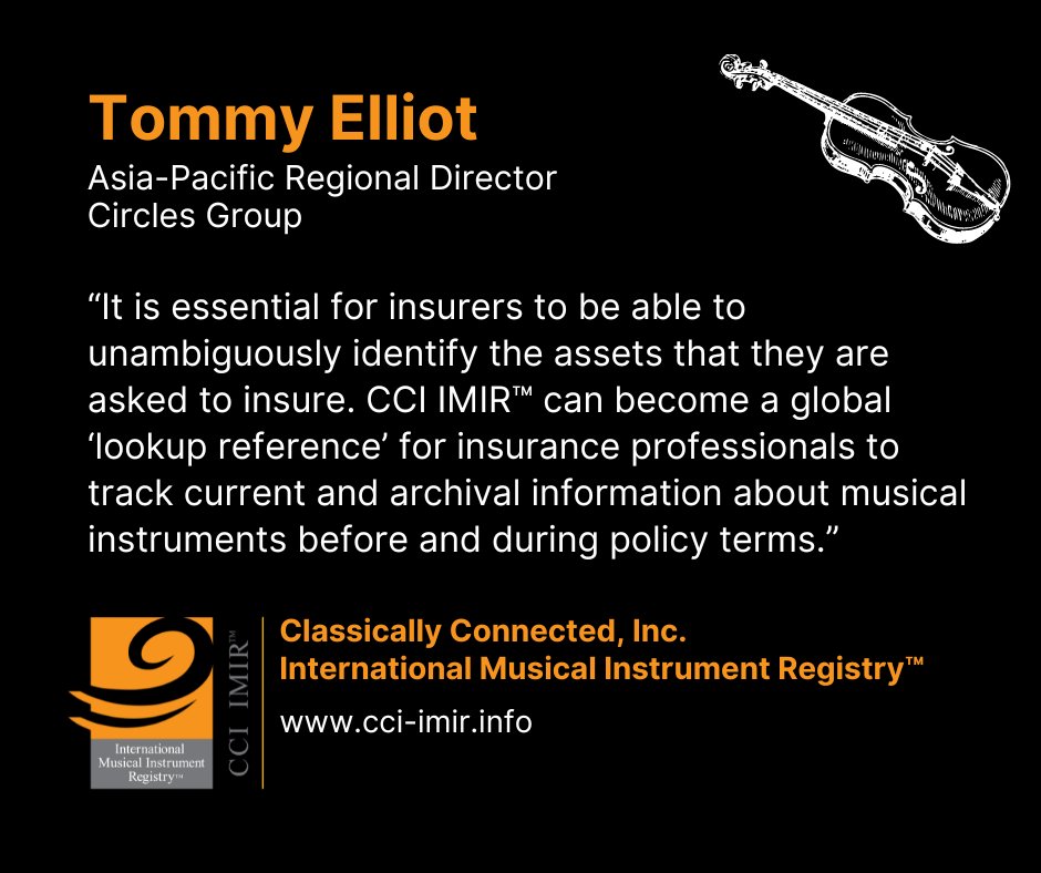CCIncOrg's tweet photo. Does your company insure musical #instruments? Visit https://t.co/lFXqpxsGHc to see how the Classically Connected, Inc. International Musical #InstrumentRegistry™ can be a valuable resource for you. #CCIIMIR #instrumentinsurance #insurance #classicalmusic #music https://t.co/eST1kw8bBn