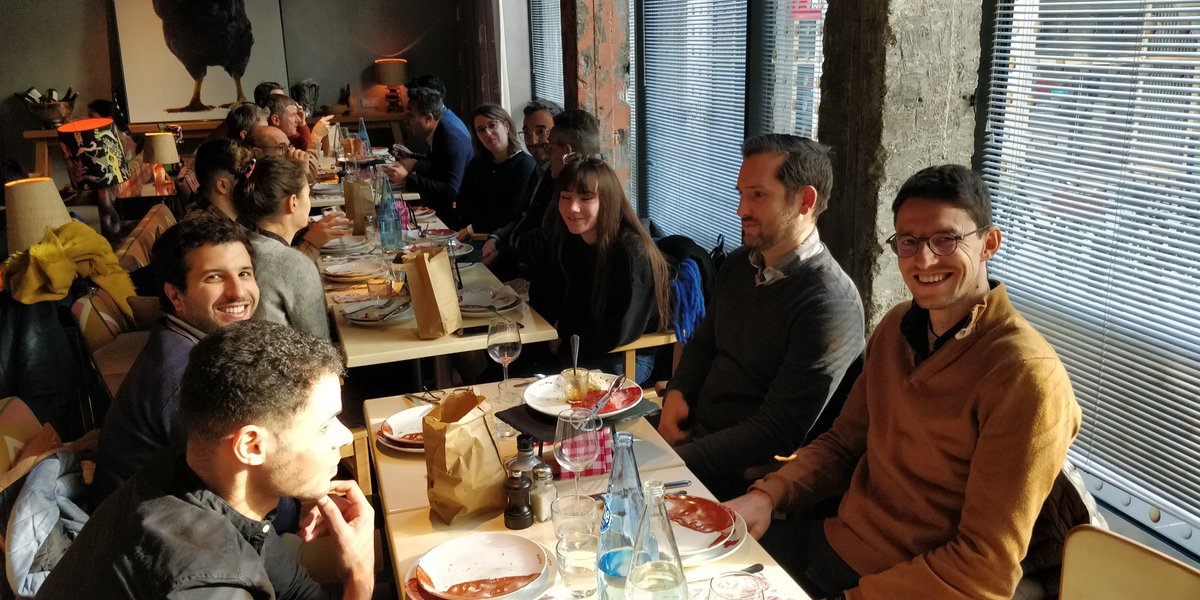 UNITEC_Bdx's tweet photo. Déjeuner de clôture pour la Promo 1 de #Tipi535 🌴
Ce midi les start-up @Toog_France, Room in Touch, SKEP, @cibler_fr et FiG se sont réunies avec les partenaires @Groupe_UCPA, @SNCFNumerique, @laciteduvin et @sibluvillages, suivi d'une session de pitch et speed #mentoring🤝 https://t.co/MDuhVdOKmO