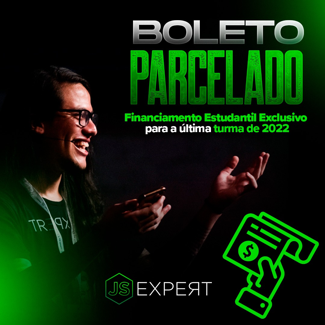 erickwendel_'s tweet image. Aewwww chegando na reta final, liberamos possibilidade de parcelamento no boleto para quem vai entrar na ultima turma de 2022 🔥 🤯

🧵/1

#javascript #training #advancedjs #nodejs #skillup #career