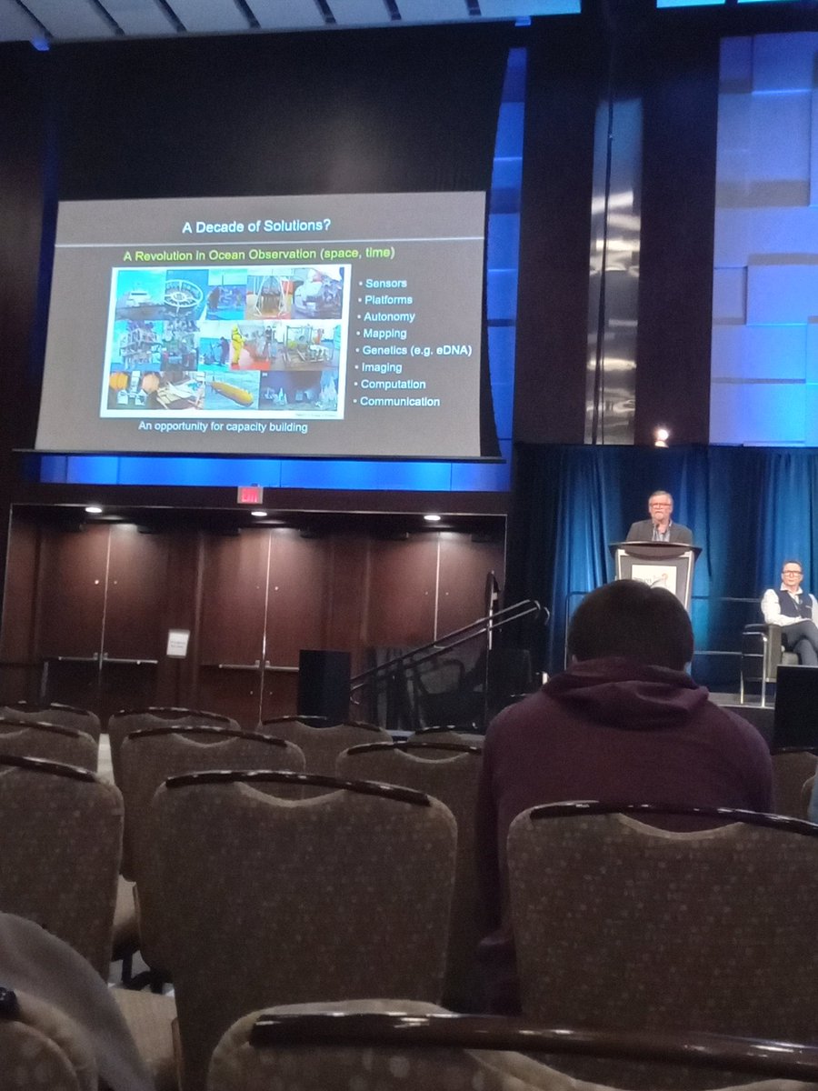 I've been at #ASM2022 since Sunday. What a whirlwind of information, people, science, and culture. Currently at the Ocean Decade Initiative plenary with Dr. Paul Snelgrove talking about some of the technologies and their advancements. <a href="/ArcticNet/">ArcticNet</a> <a href="/straightupnorth/">Gita Ljubicic</a>