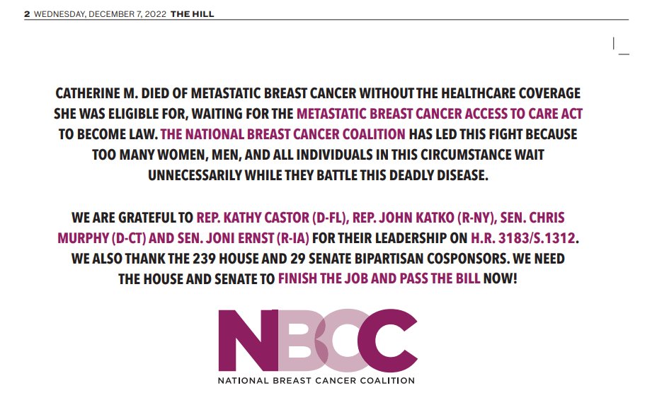 National Breast Cancer Coalition tweet media
