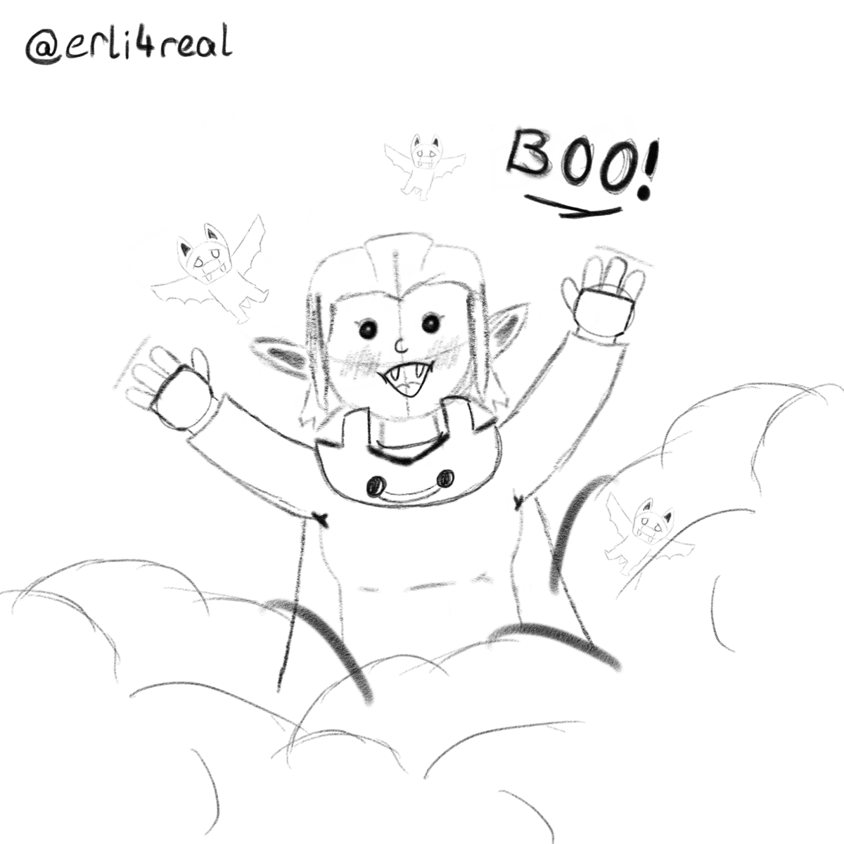 erli4real's tweet photo. Made this little sketch out of boredom .-.
Does it look good?
#clasmini #clashminiart @ClashMini https://t.co/G56luoBROY