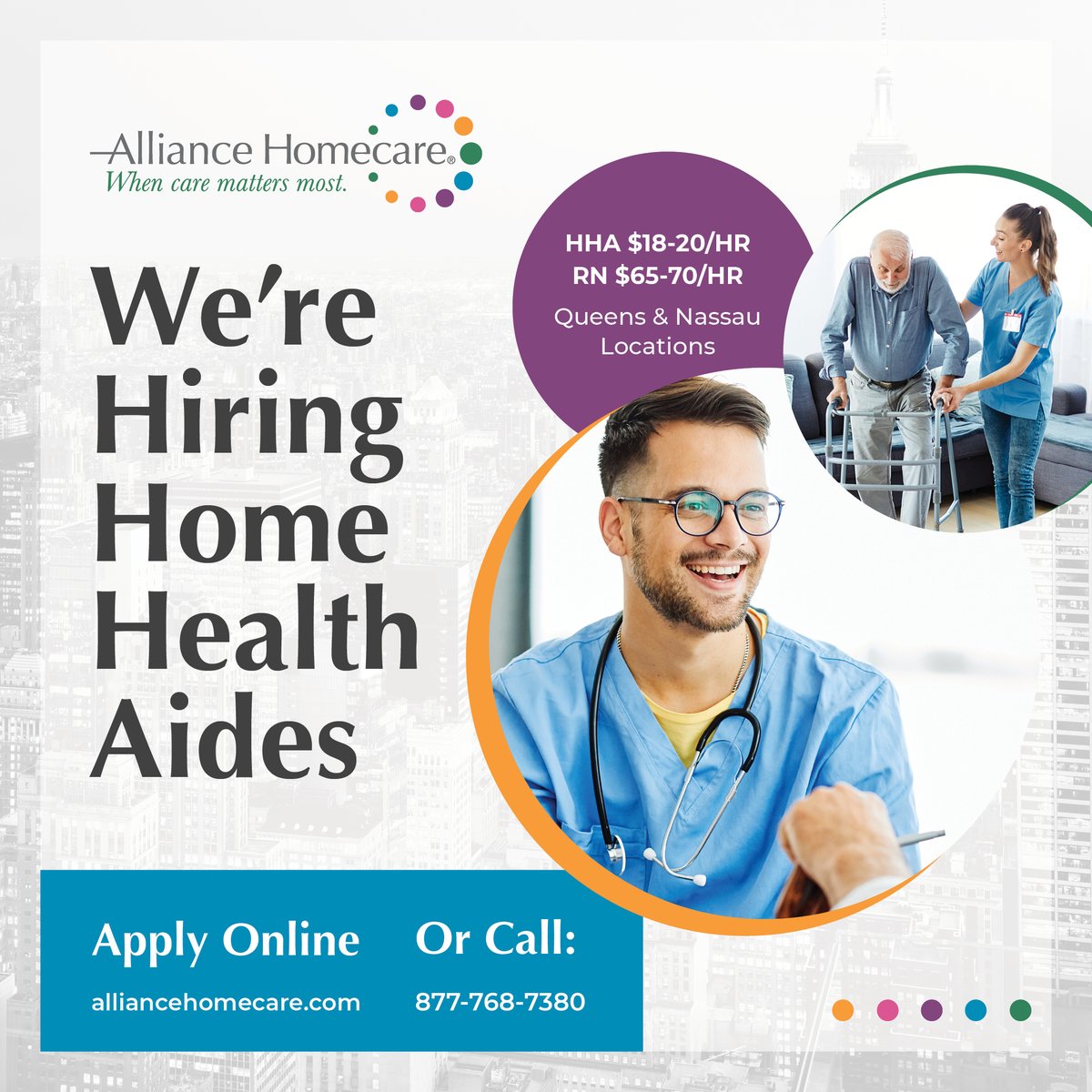 Alliance Homecare is hiring Home Health Aides. Find out more and apply here: loom.ly/l7kWKkc #AllianceCares