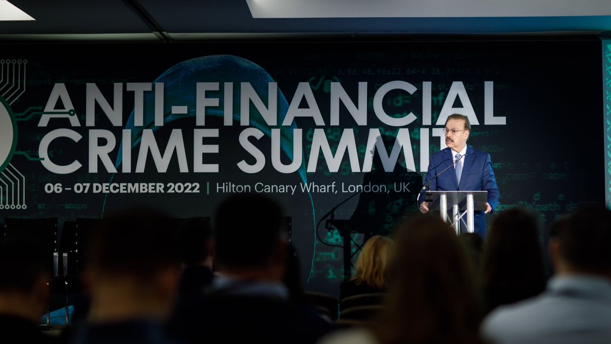 NDLaw's tweet photo. ND Law’s Jimmy Gurulé delivered the keynote yesterday at the Anti-Financial Crime Summit in London. #AFCSummit

He was instrumental in creating the U.S. government’s strategy to combat terrorist financing when he served as @USTreasury undersecretary for enforcement from 2001-03. https://t.co/s6TBedThMA