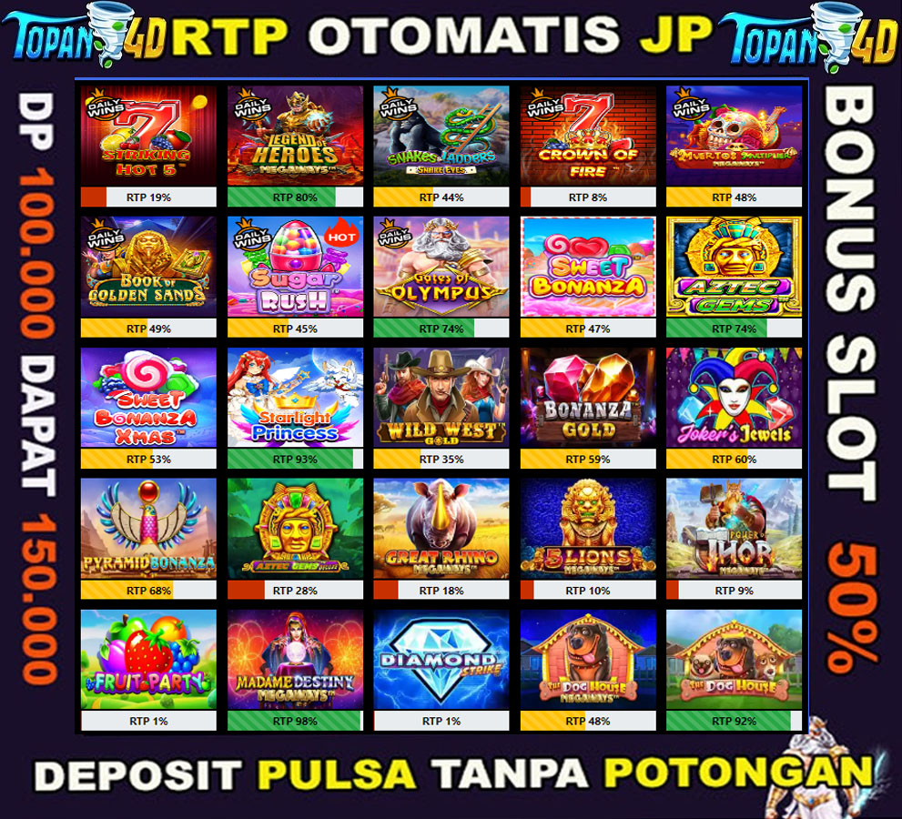 topan4d's tweet photo. REDIKSI SLOT PRAGMATIC 07/12/2022 TOPAN4D🔥
WIN RATE 98% AUTO WITHDRAW
-
CLAIM SEKARANG
PROMO GILA GILAAN TOPAN4D🔥
DP 100RB DPT 50RB
TOTAL SALDO 150K
BERLAKU SETIAP HARI
-
WA: +62812-2866-4164
LINK: WWW◼️TOPAN4D◼️XYZ
#topan4d  #chatseks #persebaya #berkebayamerah #videosexs https://t.co/9pSC9uPYFb