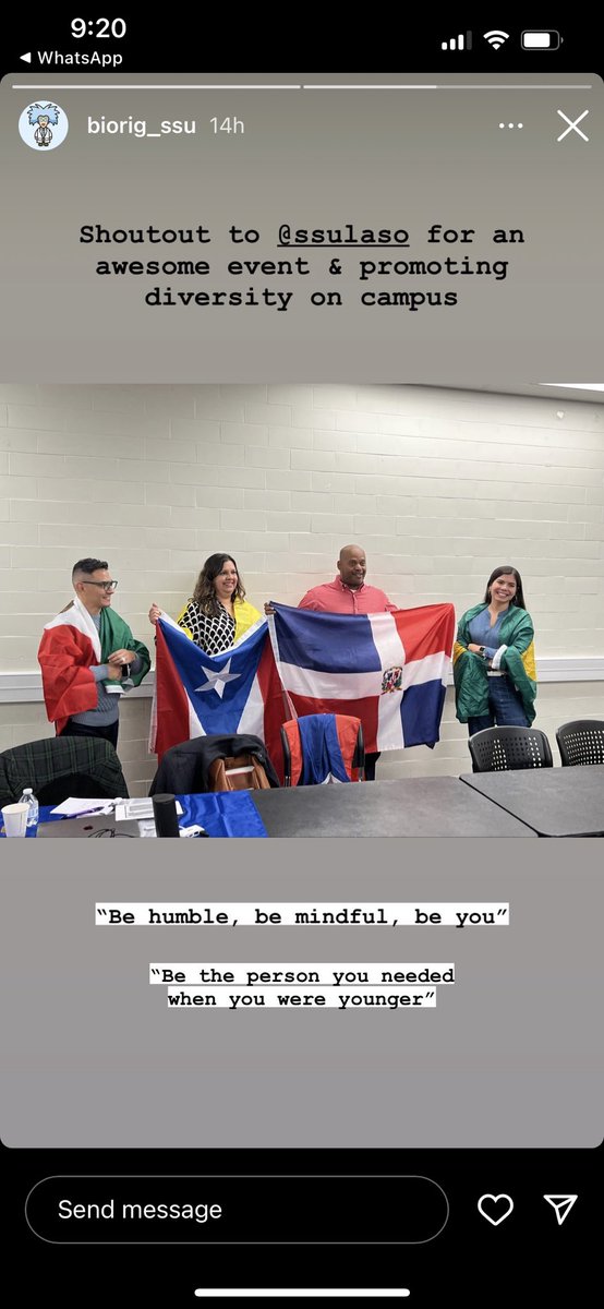 LASO event last night. What a família ! #SSU <a href="/SalemState/">Salem State</a>