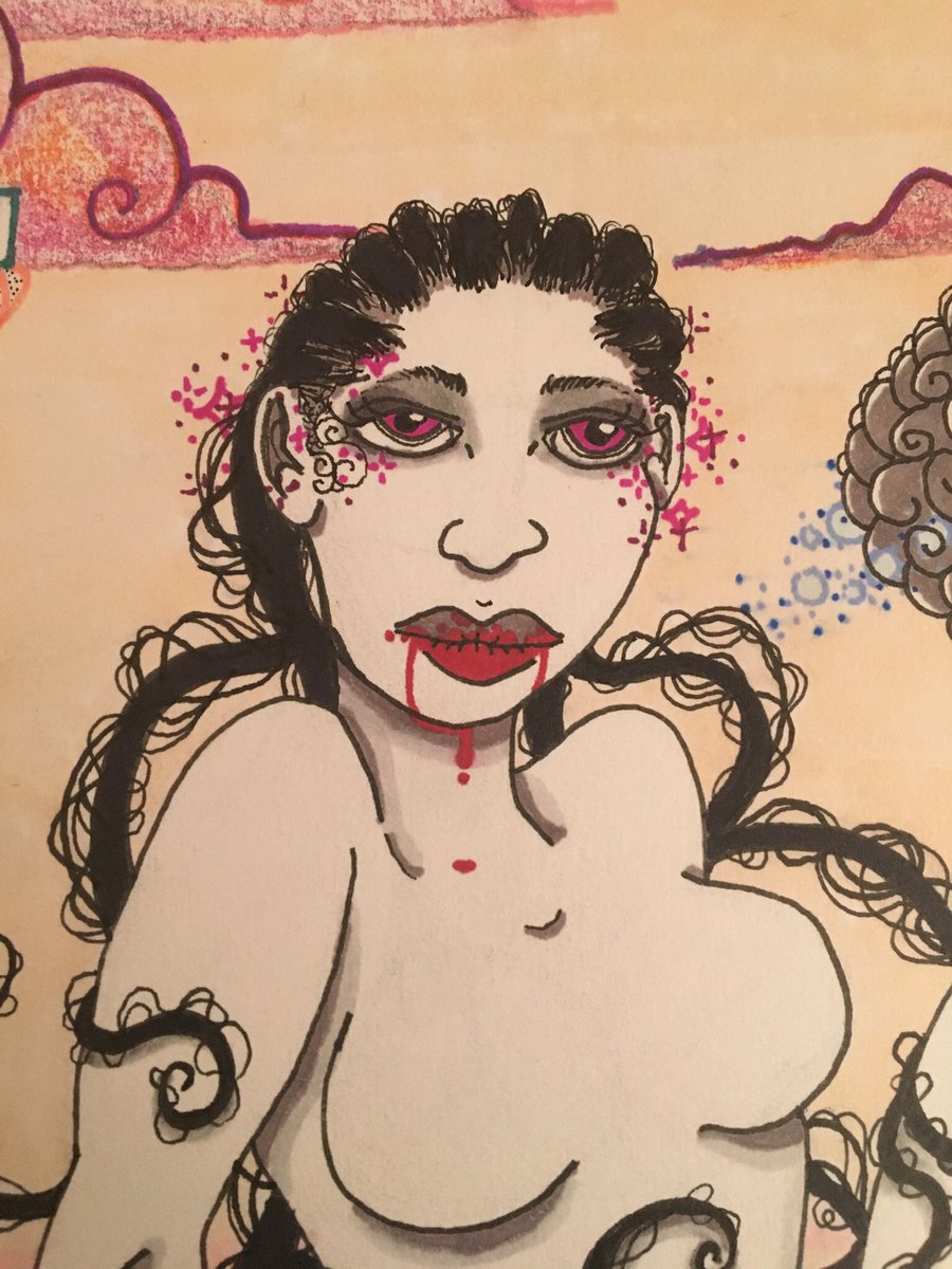 CathrynEileen's tweet photo. Some lovely faces #artistsontwitter https://t.co/MEwlfNyAJC