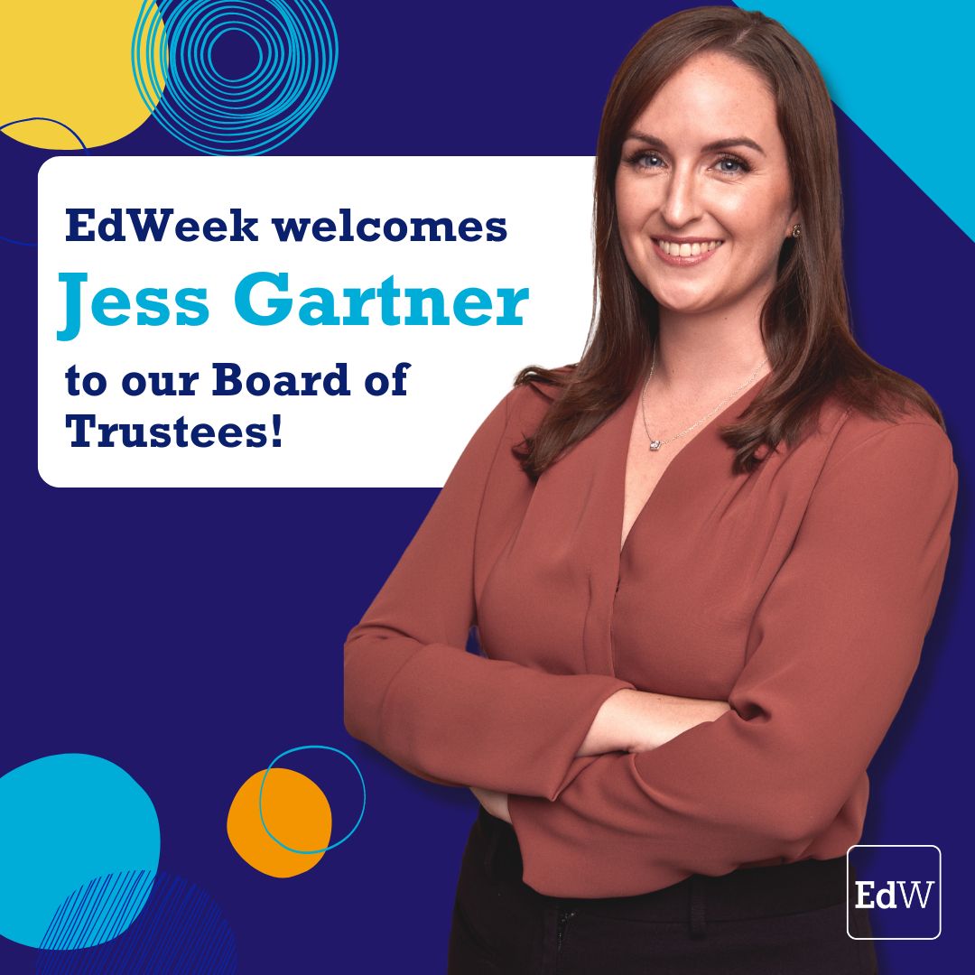 Education Week (@educationweek) on Twitter photo EdWeek welcomes <a href="/jessgartner/">Jess Gartner</a> to our Board of Trustees! Jess brings a wealth of background from both the classroom and as founder of Allovue, an ed-tech company focused on K-12 finance. (1/2) EdWeek welcomes <a href="/jessgartner/">Jess Gartner</a> to our Board of Trustees! Jess brings a wealth of background from both the classroom and as founder of Allovue, an ed-tech company focused on K-12 finance. (1/2)
