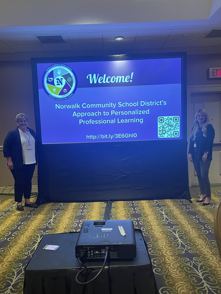 Excited to present the work our district is doing on a national stage this morning. #growinglearnersandleaders #LearnFwd22 @NorwalkSchools