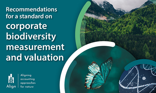 JakeBedford's tweet photo. With all eyes on Montreal for #CoP15, and the role of transformative change by business more important than ever, I'm excited that the Align project’s recommendations for a standard on corporate biodiversity measurement and valuation are launched today! 

https://t.co/oOC6mw3mhl https://t.co/aTzHXW5pOK