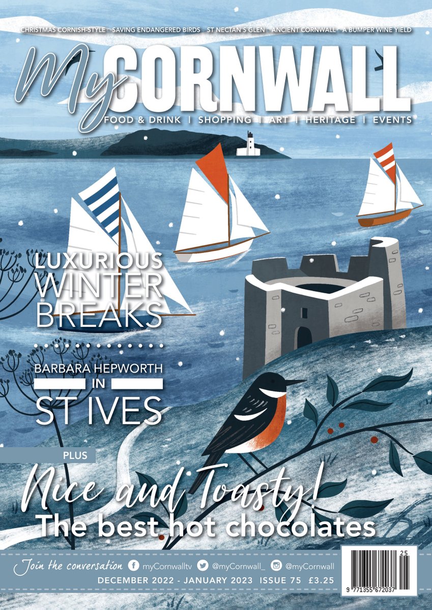myCornwall (@mycornwall_) on Twitter photo Have you seen our December 22/January 23 edition? Find it at stockists including WH Smiths and independent stockists such as <a href="/EdenProject/">Eden Project</a>, 
<a href="/VisitTruro/">Visit Truro</a> and <a href="/LoveCornishFood/">GreatCornishFood</a>, or online at Magzter and Issuu. Wintry cover courtesy of super-talented Falmouth illustrator @hollyastle Have you seen our December 22/January 23 edition? Find it at stockists including WH Smiths and independent stockists such as <a href="/EdenProject/">Eden Project</a>, 
<a href="/VisitTruro/">Visit Truro</a> and <a href="/LoveCornishFood/">GreatCornishFood</a>, or online at Magzter and Issuu. Wintry cover courtesy of super-talented Falmouth illustrator @hollyastle