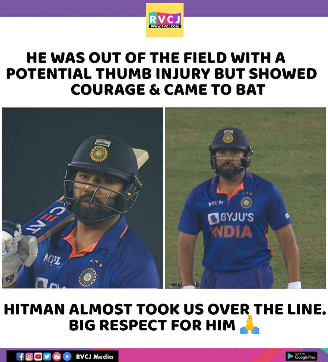 RVCJ_FB's tweet photo. Take A Bow.. Rohit Sharma..🙏🏻🙏🏻
#BANvIND #INDvsBAN #RohitSharma https://t.co/zRiYPqJiC3