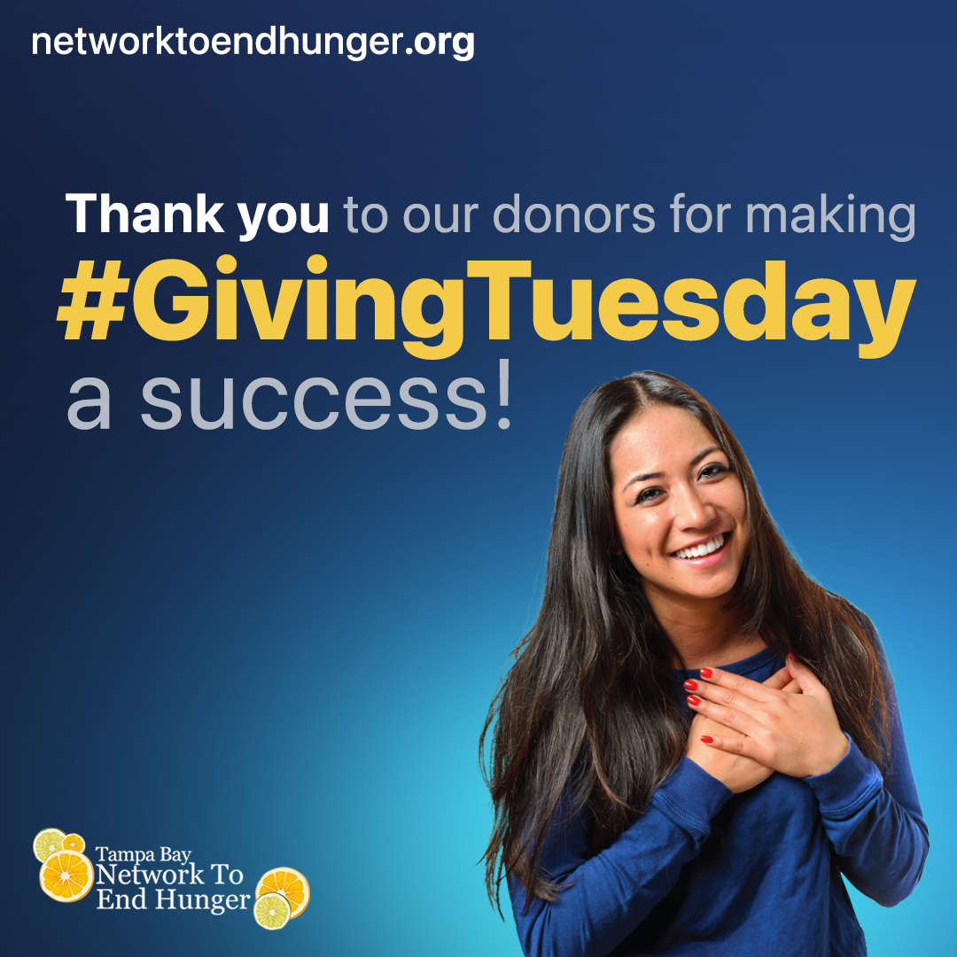 Your donations will be used to continue our efforts through research, program development, and equipping our members with knowledge and tools to eliminate hunger.🌎🍎 networktoendhunger.org #tbneh #members #membermeeting #endhunger #networktoendhunger #tampabay #givingtuesday