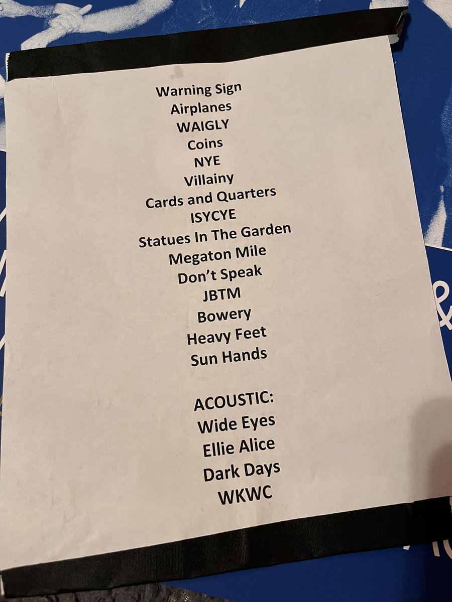 TY 4 another beautiful &amp; emotionally charged nite AND 4 playing Villainy <a href="/localnatives/">Local Natives</a>! C u tonite 🙏🏼✨♥️🥲