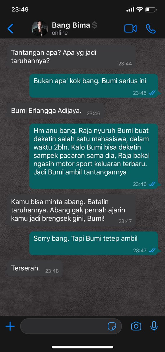 mimissunaa's tweet photo. —NoMin au

𝓜𝓲𝓝𝓾𝓼

What if kamu dijadikan taruhan oleh kating?

Cw // harsh word https://t.co/PohKLc2pko