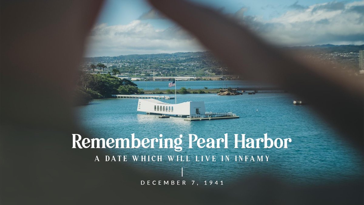 Today, we remember the Americans who lost their lives in the attack on Pearl Harbor. May we continue to honor the spirit &amp; resiliency of the American people who triumphed over tragedy &amp; helped to defend freedom across the globe. God bless our service members &amp; God bless America!