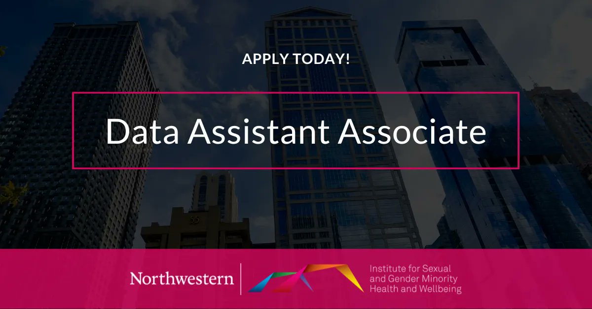Passionate about #LGBTQHealth and #DataScience? The <a href="/CONNECT_ISGMH/">CONNECT</a> team is #NowHiring a Data Assistant Associate to support their numerous projects addressing the complex mechanisms driving the health disparities of stigmatized populations.

More Info: buff.ly/3iJYXGF